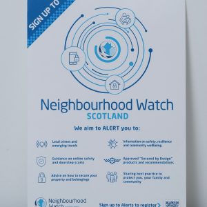 Neighbourhood Alert A5 leaflet