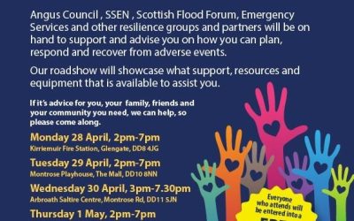 Angus Community Resilience Roadshow – Brechin City FC, Glebe Park, Brechin, DD9 6BJ – Thursday 1st May 2025 2pm – 7pm : Thu 01 May 14:00