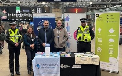 🚉 Neighbourhood Watch Scotland at Waverley Station, Edinburgh