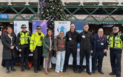 🎄🚉 Festive Community Safety at Waverley Train Station, Edinburgh