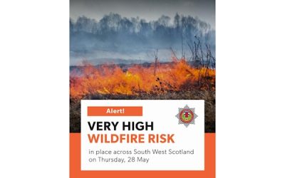 Wildfire Warning South West Scotland 28th May 2026